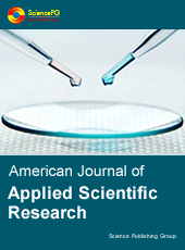 American Journal of Applied Scientific Research  Science Publishing Group